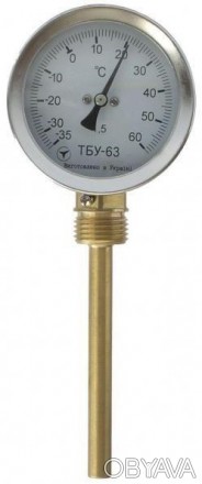  
Термометры биметаллические показывающие ТБУ-63
Приборы ТБУ-63 предназначены дл. . фото 1