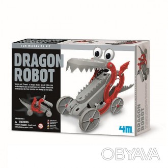 Игрушка робот-дракон. С помощью этого увлекательного набора можно создать робота. . фото 1
