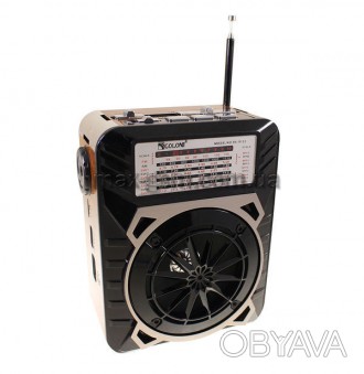 Радиоприёмник RX-9122 – колонка-приёмник с аналоговым тюнером, фонариком, встрое. . фото 1