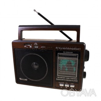 Характеристики:
Портативная акустическая система GOLON RX-9966UAR, с простым, ме. . фото 1