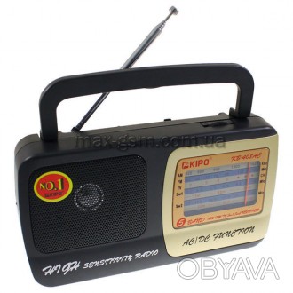 Радиоприёмник KIPO KB-408AC предназначен для прослушивания радиопередач на встро. . фото 1