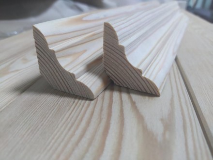 Производим Плинтус деревянный:
- Цельный;
- Сорт Экстра - без сучков, абсолютн. . фото 6