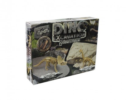 Детский набор для проведения раскопок динозавров "DINO EXCAVATION" Трицератопс и. Киев. фото 1 Детский набор для проведения раскопок динозавров "DINO EXCAVATION" Трицератопс и. Киев. фото 1