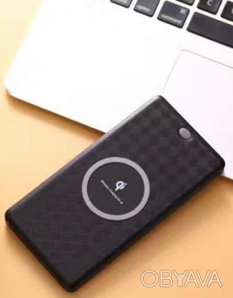 
Батарея переносная беспроводная Qi wireless power bank 10000 mah T-6000 
 
ID k. . фото 1