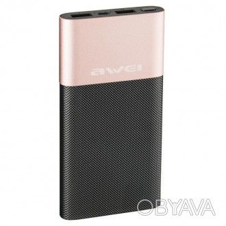Дополнительная батарея Awei P53k (10000mAh) Pink Производитель: AweiДополнительн. . фото 1
