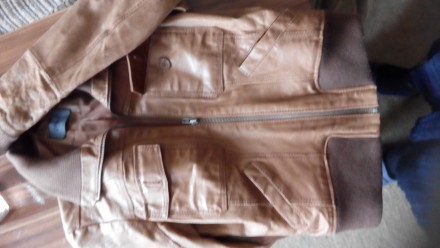 Стильна шкіряна молодіжна куртка від «ONLY» Fetch Leather Jacket 08 . . фото 4
