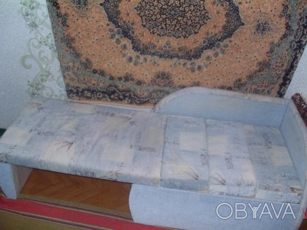 Раскладной диван -малютка, в собранном виде 1,2 в раскладном 1,8м был в пользова. . фото 1
