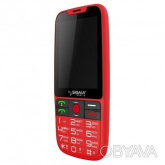 Мобильный телефон Sigma Comfort 50 Elegance красный Производитель: Sigma; Тип ус. . фото 1