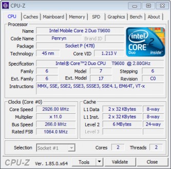Двухъядерный процессор для ноутбуков.

Intel Core 2 Duo T9600

Тактовая част. . фото 3