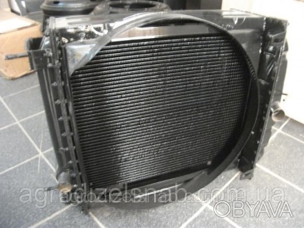 Радиатор водяного охлаждения для трактора ЮМЗ с двигателем Д-65 (4-х рядный) лат. . фото 1
