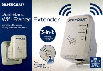 Wi-Fi Ретранслятор Silver Crest увеличивает радиус действия и возможности вашей . . фото 2