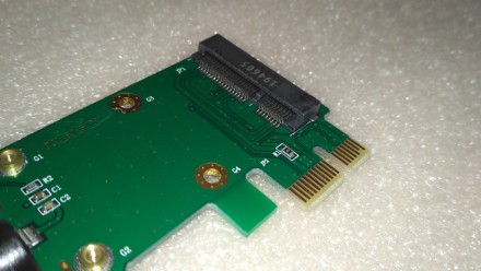 Адаптер PCI-e x1 для установки в ПК mini pcie WI-Fi сетевой карты (от ноутбука).. . фото 4