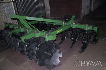 Дисковая борона усиленная АГ 2.1 презначена для обработки грунта до 18см.. . фото 1