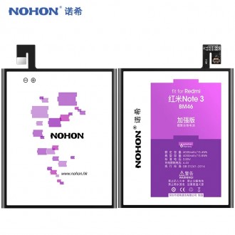 Аккумулятор NOHON BM46 для Xiaomi RedMi Note 3 (PRO) 4050mAh - это единственный . . фото 3