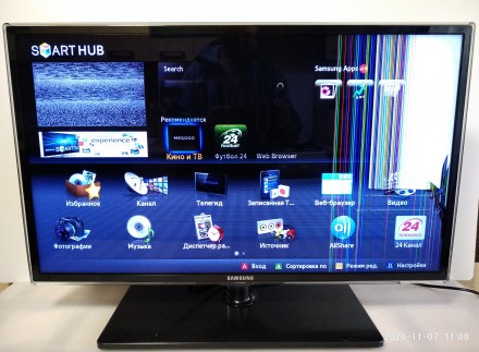 Плата снята с работоспособного телевизора Samsung UE32D6570WS, с механическим по. . фото 9