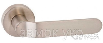 System OPAL NB матовый никель браш
 
System OPAL – дверная ручка на круглой розе. . фото 1