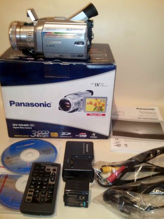 Продам полупрофессиональную цифровую видеокамеру Panasonic NV-GS400GC-S в отличн. . фото 3