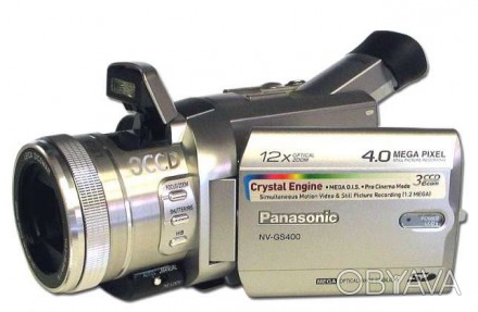 Продам полупрофессиональную цифровую видеокамеру Panasonic NV-GS400GC-S в отличн. . фото 1