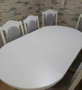 Ціна в оголошенні вказана за стіл Амфора та 6 стільців на головному фото, колір . . фото 6