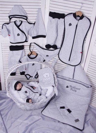 Набор для новорожденного Baby Bag (светло серый). Львов. фото 1 Набор для новорожденного Baby Bag (светло серый). Львов. фото 1