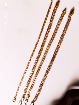 Браслет цепочка звеньевая 5 мм,из розового золота позолота(смотрится как советск. . фото 3
