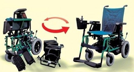 Инвалидная коляска с электроприводом Артем-215 работает как новая, т.к. ездила м. . фото 3