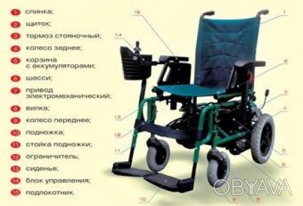 Инвалидная коляска с электроприводом Артем-215 работает как новая, т.к. ездила м. . фото 1