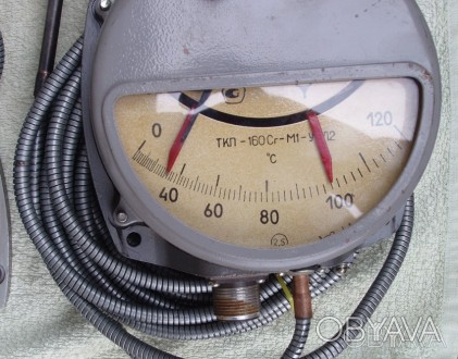 
 
Термометр манометрический, конденсационный, 
 показывающий сигнализирующий 
Т. . фото 1